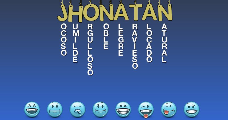 Emoticones para jhonatan - Emoticones para tu nombre