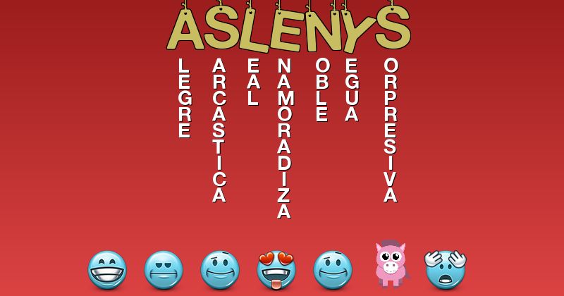 Emoticones para aslenys - Emoticones para tu nombre