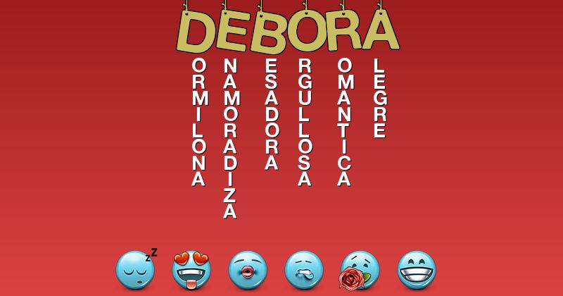 Emoticones para débora - Emoticones para tu nombre