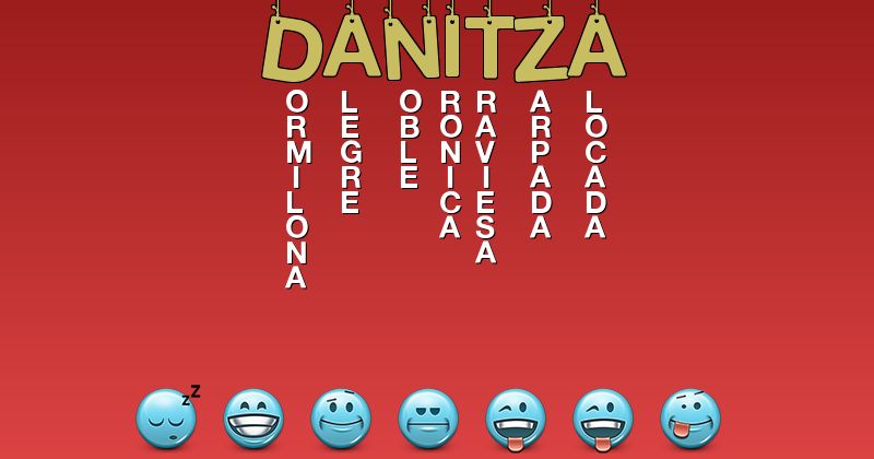 Emoticones para danitza - Emoticones para tu nombre