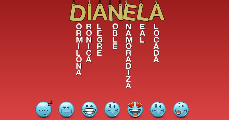 Emoticones para dianela - Emoticones para tu nombre