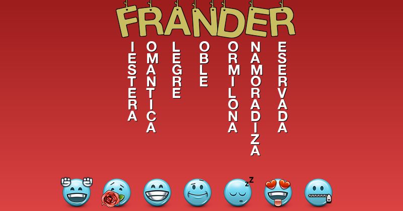 Emoticones para frander - Emoticones para tu nombre