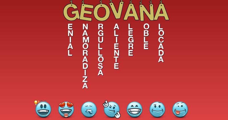 Emoticones para geovana - Emoticones para tu nombre