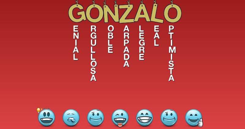 Emoticones para gonzalo - Emoticones para tu nombre