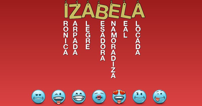 Emoticones para izabela - Emoticones para tu nombre