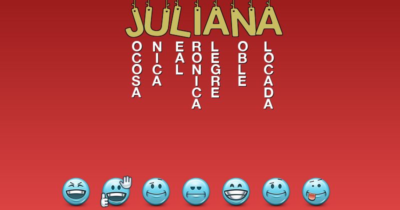 Emoticones para juliana - Emoticones para tu nombre