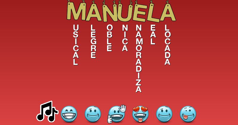 Emoticones para manuela - Emoticones para tu nombre