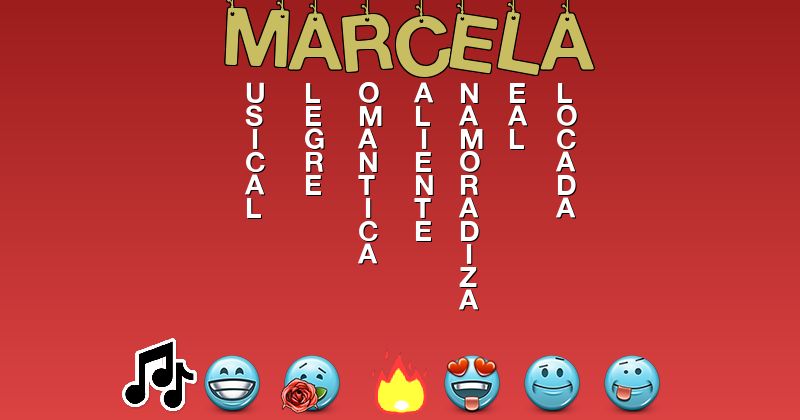 Emoticones para marcela - Emoticones para tu nombre