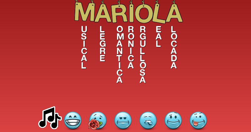 Emoticones para mariola - Emoticones para tu nombre