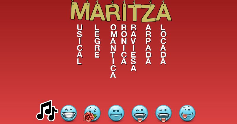 Emoticones para maritza` - Emoticones para tu nombre