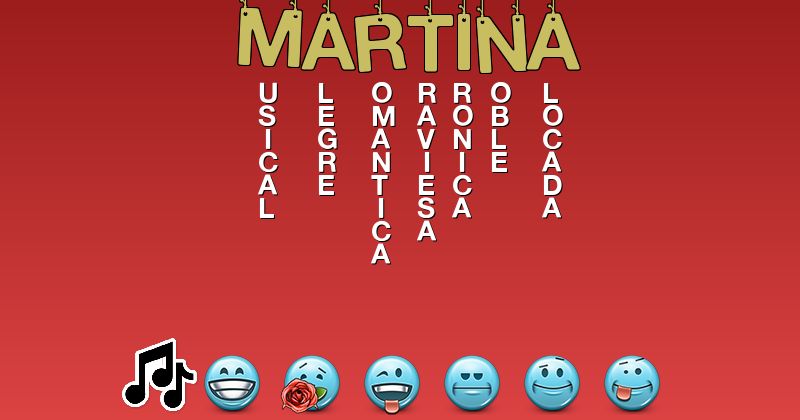 Emoticones para martina - Emoticones para tu nombre