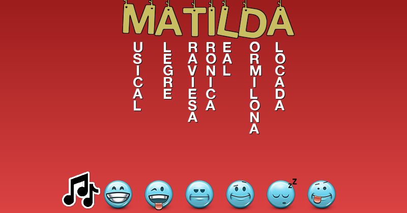 Emoticones para matilda - Emoticones para tu nombre