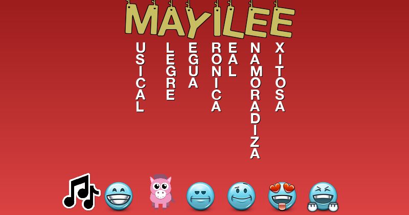 Emoticones para mayilee - Emoticones para tu nombre