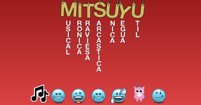 Emoticones para mitsuyu - Emoticones para tu nombre
