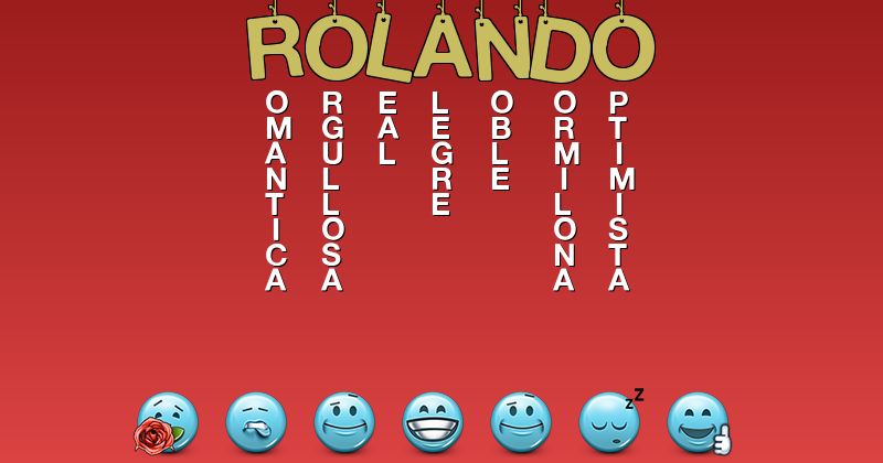 Emoticones para rolando - Emoticones para tu nombre