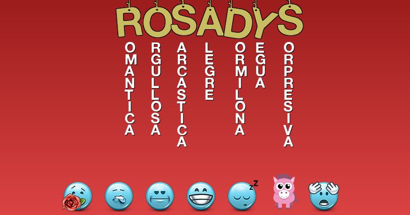 Emoticones para rosadys - Emoticones para tu nombre