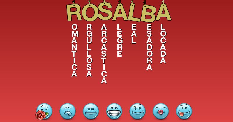 Emoticones para rosalba - Emoticones para tu nombre