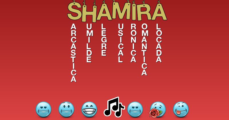 Emoticones para shamira - Emoticones para tu nombre