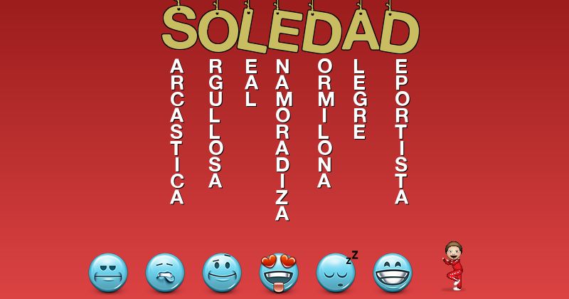 Emoticones para soledad - Emoticones para tu nombre