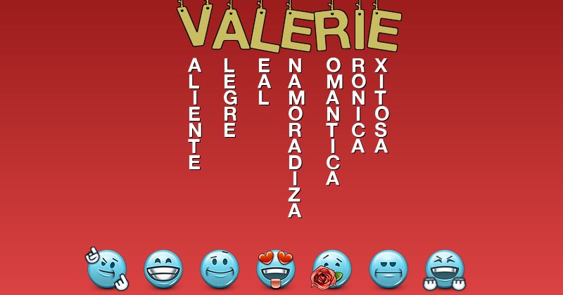 Emoticones para valerie - Emoticones para tu nombre