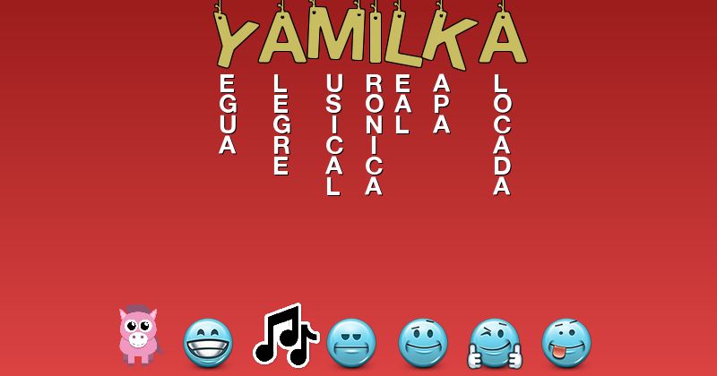 Emoticones para yamilka - Emoticones para tu nombre