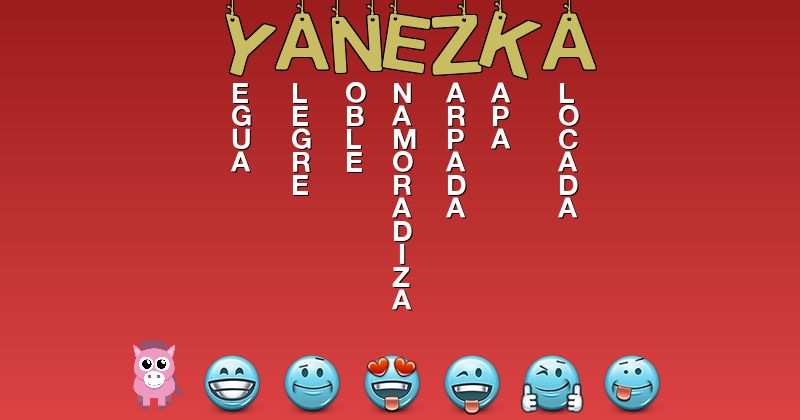 Emoticones para yanezka - Emoticones para tu nombre