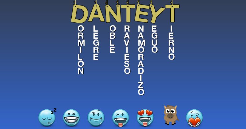 Emoticones para danteyt - Emoticones para tu nombre