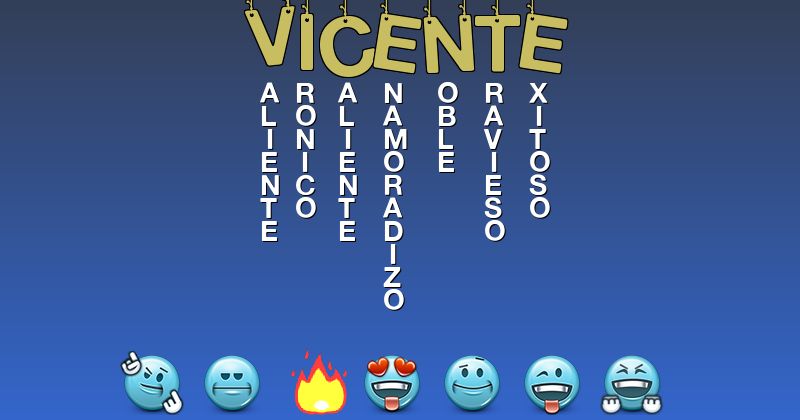 Emoticones para vicente - Emoticones para tu nombre