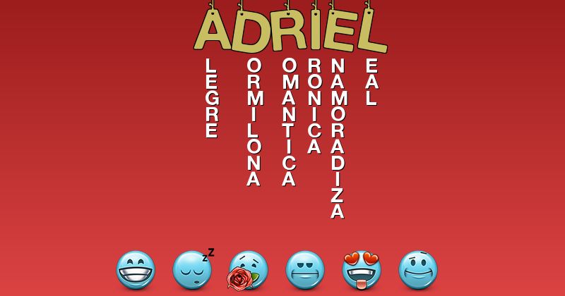 Emoticones para adriel - Emoticones para tu nombre