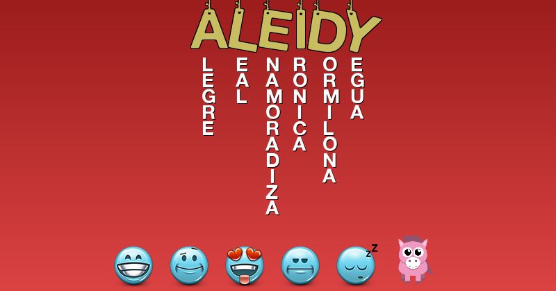 Emoticones para aleidy - Emoticones para tu nombre