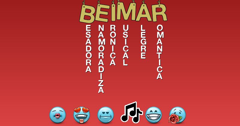 Emoticones para beimar - Emoticones para tu nombre