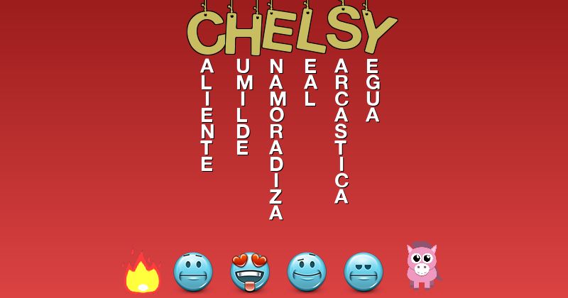 Emoticones para chelsy - Emoticones para tu nombre