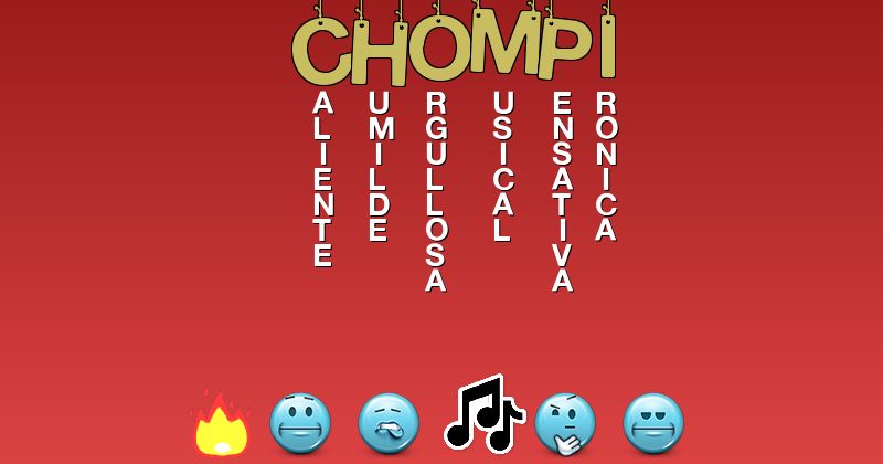Emoticones para chompi - Emoticones para tu nombre