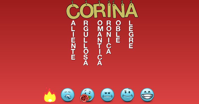 Emoticones para corina - Emoticones para tu nombre