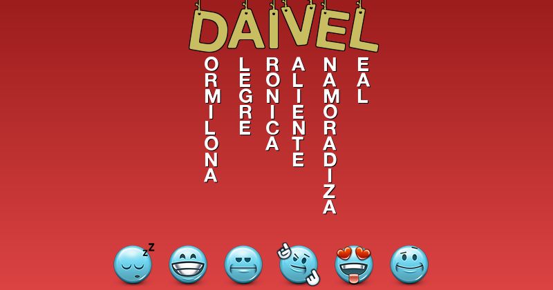 Emoticones para daivel - Emoticones para tu nombre