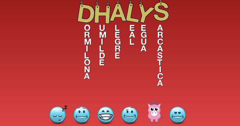 Emoticones para dhalys - Emoticones para tu nombre