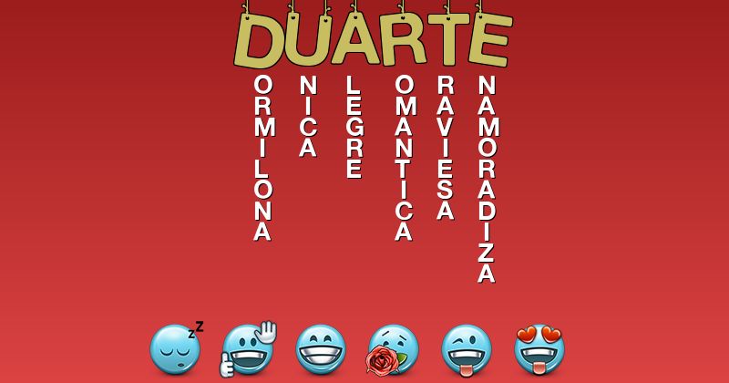 Emoticones para duarte - Emoticones para tu nombre