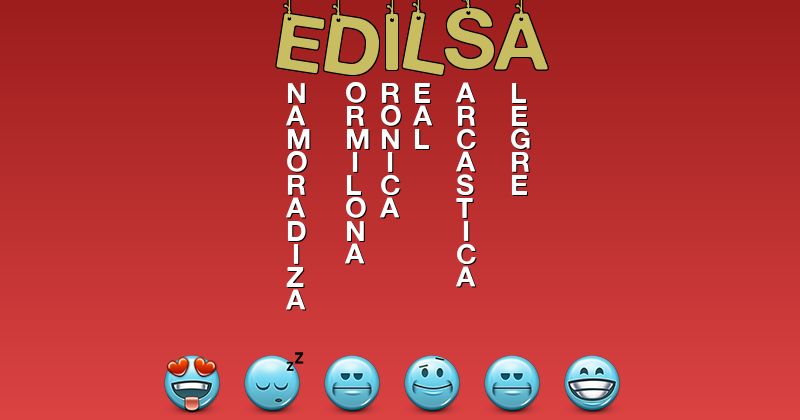 Emoticones para edilsa - Emoticones para tu nombre