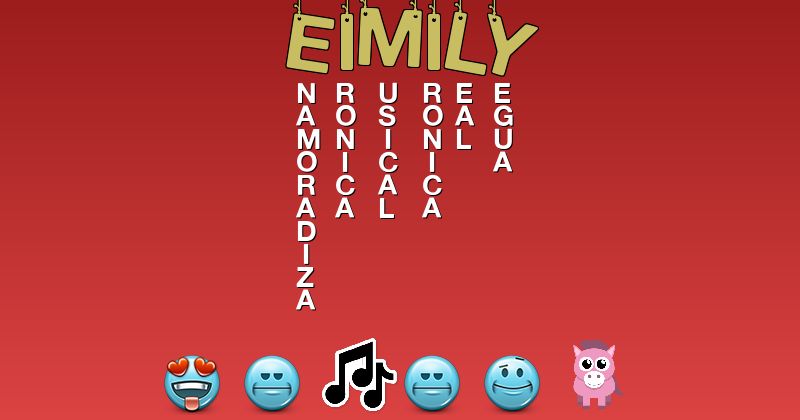 Emoticones para eimily - Emoticones para tu nombre