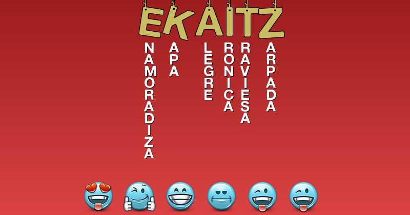 Emoticones para ekaitz - Emoticones para tu nombre