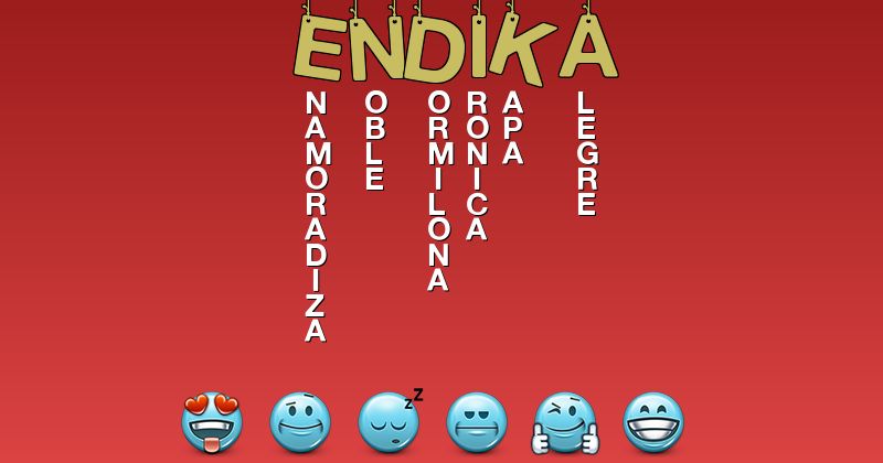 Emoticones para endika - Emoticones para tu nombre