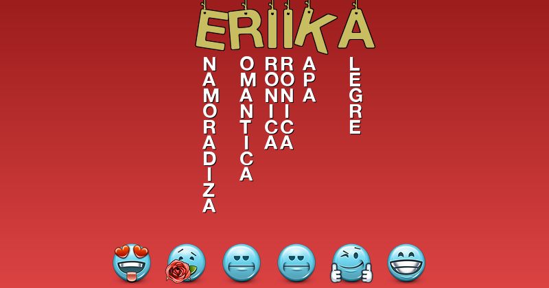 Emoticones para eriika - Emoticones para tu nombre