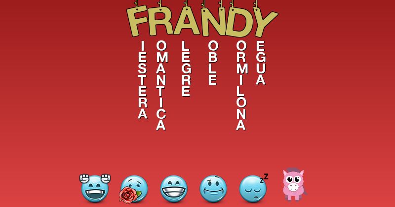 Emoticones para frandy - Emoticones para tu nombre