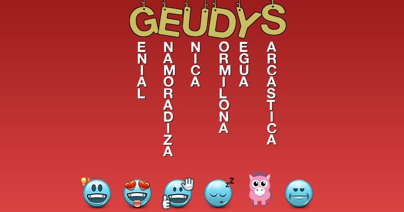 Emoticones para geudys - Emoticones para tu nombre