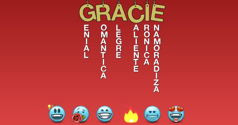 Emoticones para gracie - Emoticones para tu nombre