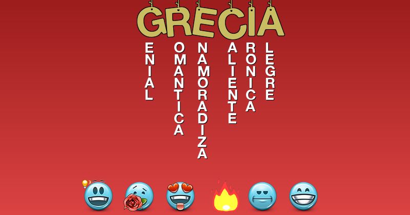 Emoticones para grecia - Emoticones para tu nombre