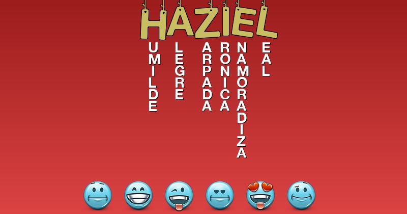 Emoticones para haziel - Emoticones para tu nombre