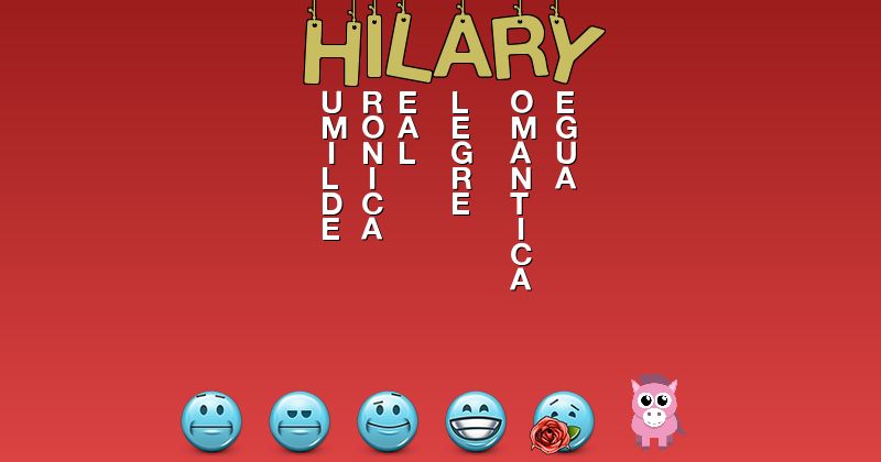 Emoticones para hilary - Emoticones para tu nombre