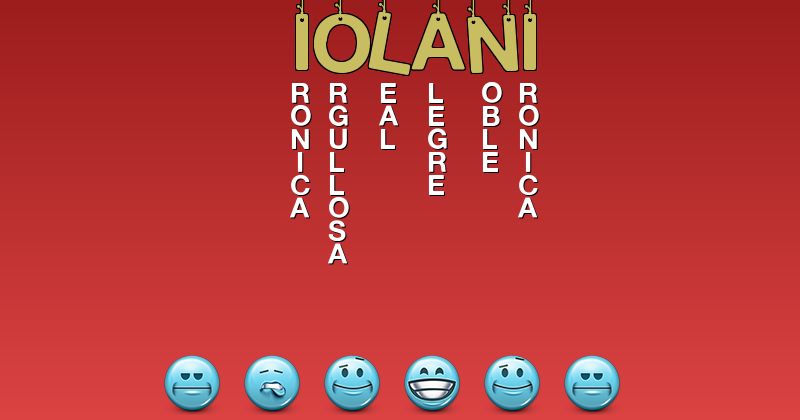 Emoticones para iolani - Emoticones para tu nombre