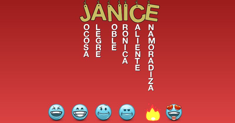 Emoticones para janice - Emoticones para tu nombre